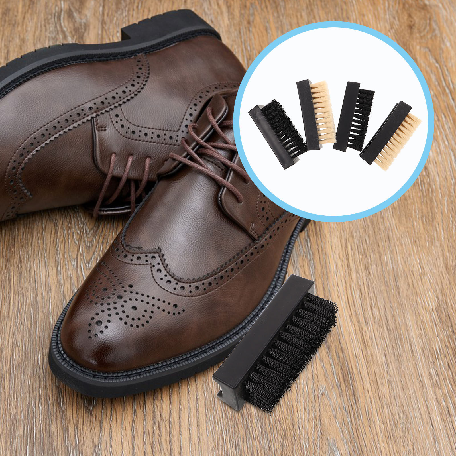 Sneaker Care Set - 4-częściowy zestaw szczotek do czyszczenia butów,