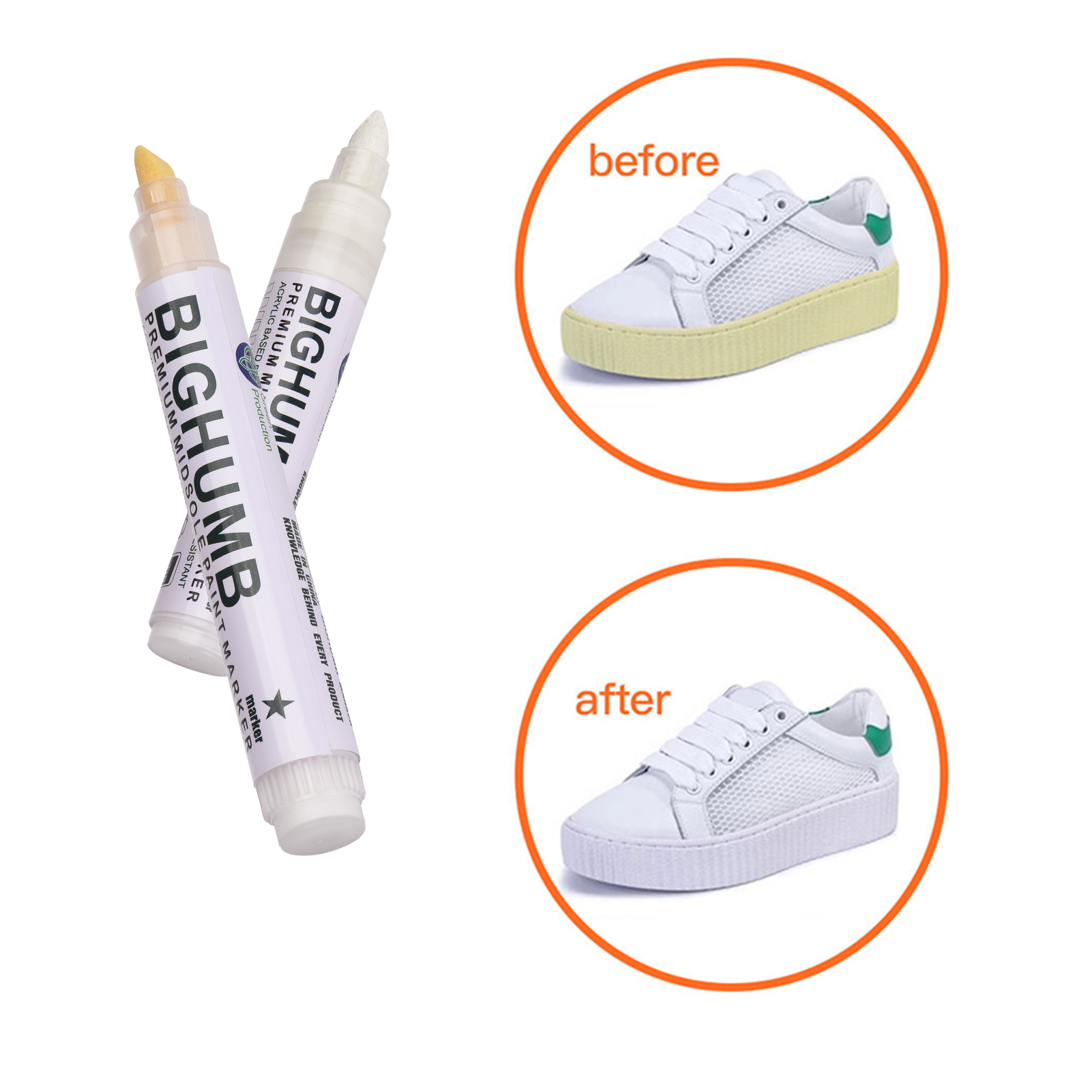 Midsole Marker Paint - Marker do malowania podeszw BIGTHUMB Premium,