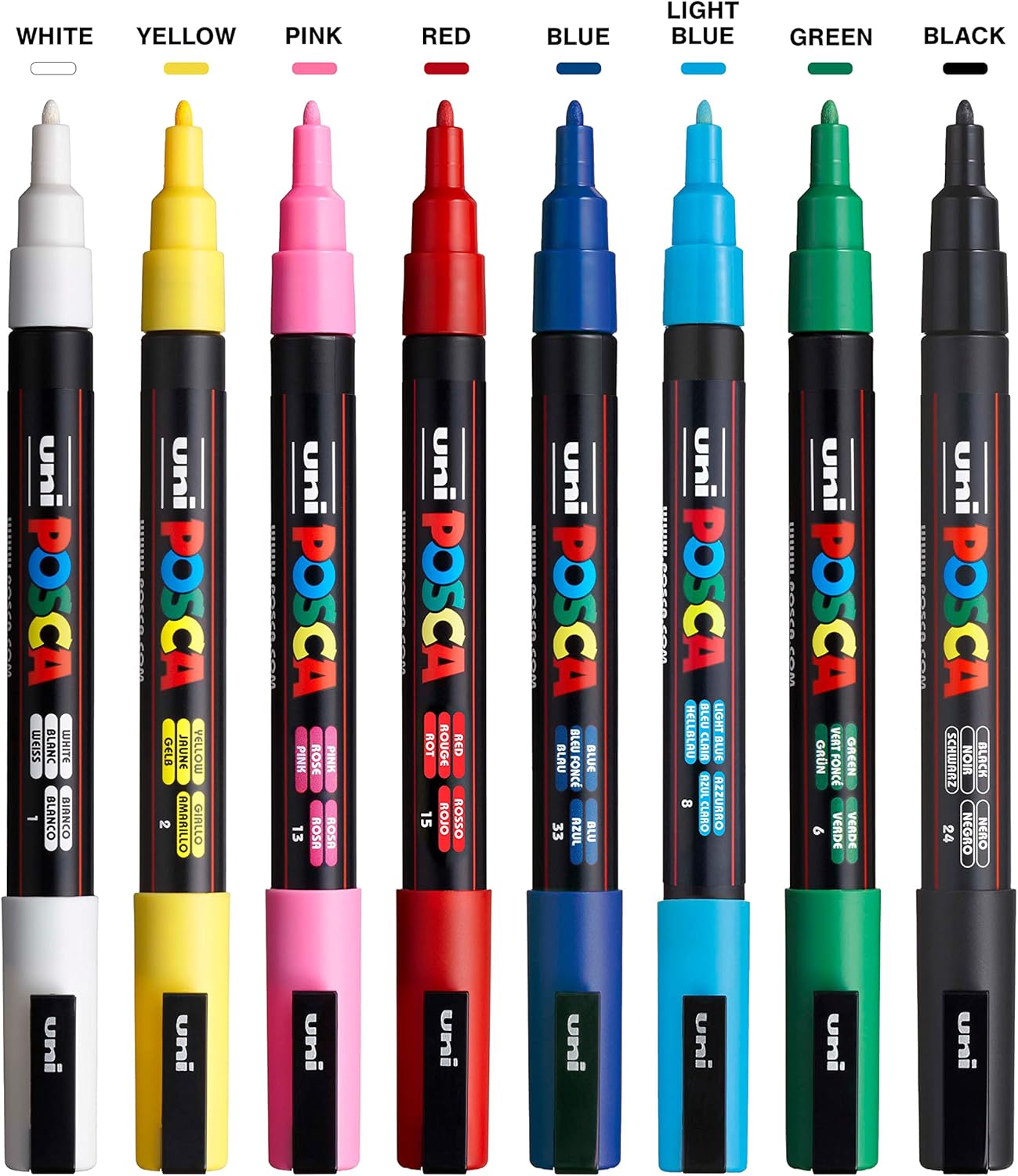 Japoński marker Uni Posca, cie – Midsole Marker Paint recenzja i cena