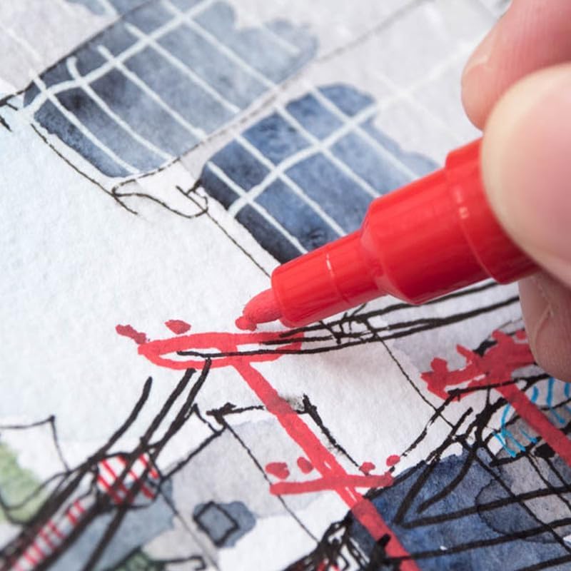 Japoński marker Uni Posca, cie – Midsole Marker Paint recenzja i cena